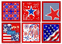 Assorted Patriotic Toppers