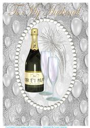 A4 Happy Silver Anniversary to My Husband