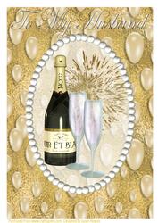 A4 Happy Gold Anniversary to My Husband