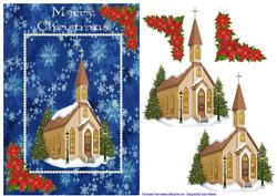 Festive Christmas Church