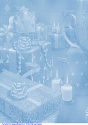 Blue Christmas Paper