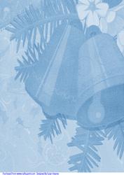 Blue Christmas Paper 4