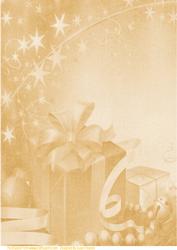 Gold Christmas Paper 3