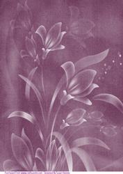 Aubergine Floral Paper