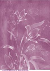 Aubergine Floral Paper 2