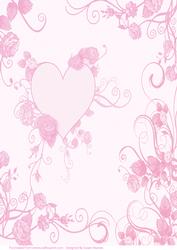 Love Hearts and Roses Paper