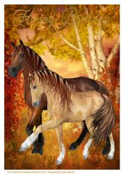 A4 Beautiful Wild Horses