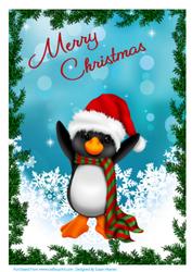 A4 a Penquins Christmas Wish