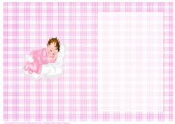 Congratulations on the Birth of Your Baby Girl Insert