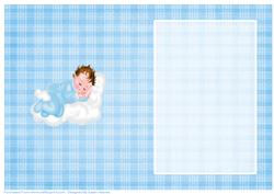 Congratulations on the Birth of Your Baby Boy Insert