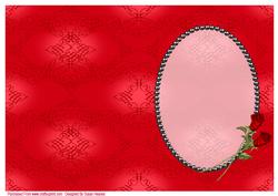 Valentine Roses Insert