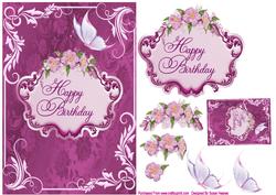 Fancy Florals Happy Birthday