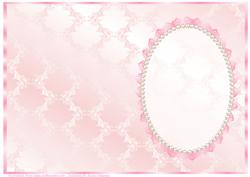 Light Pink Fancy, Lace and Pearl Insert