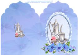 Time for Afternoon Tea Elegant Top Card