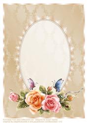 A4 Vintage Beauty Insert