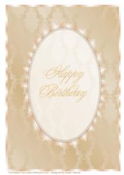 A4 Gold Fancy, Ivory Lace and Pearl Insert 2