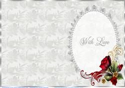 Silver Floral, Lace, Pearl and Drama Rose Insert 2