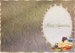 Beautiful Embossed English Roses Insert 3