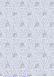 Blue and Silver Fancy Paper
