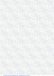 Silver Floral Paper