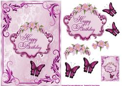 Elegant Floral Birthday