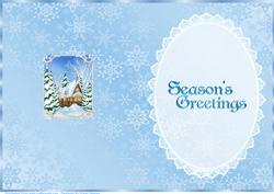Seasons Greetings from Our House to Yours Insert 2