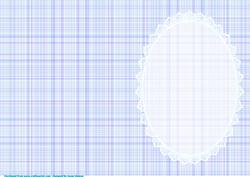 Shades of Blue Plaid, with White Lace Insert