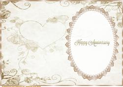 Vintage Heart & Roses Insert, with Lace & Pearls 4