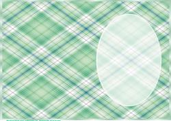 Shades of Green Plaid Insert
