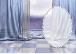 Beautiful Waters Edge Insert, with Pearls 2