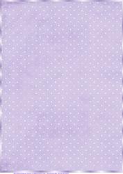 Purple and White Spotty Paper, with Border