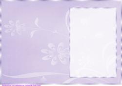 Purple Floral Insert 2, with Borders