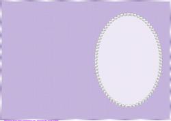 Light Purple Insert, with Pearls