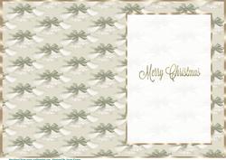Mini Christmas Bells Insert, with Gold Borders 4