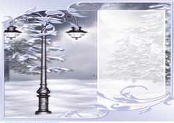 Snowy Winter Wonderland Insert