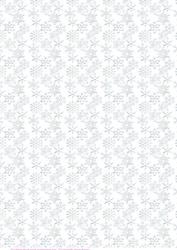 Silver Snowflakes on White Paper