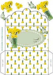 A Vase of Daffodils Money Wallet
