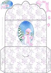 Merry Christmas Little Girl Money Wallet