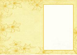 Yellow Sping Floral Insert
