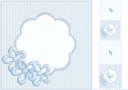 Welcome Little Baby Boy 8x8 Insert, with Gift Tags