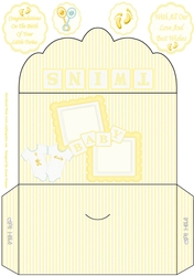 Congratulations On The Birth Of Your Little Twins Money Wallet