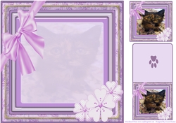 Gorgeous Lilly 8x8 Insert, With Gift Tag