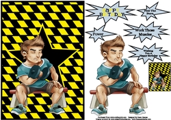 Caution! A Mans Workout In Progress