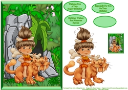 Cute Little Cave Girl