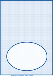 Shades Of Blue Check Insert, With Blue Border