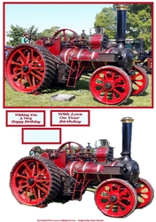 Red Steam Engine