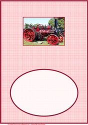 Red Steam Engine Insert