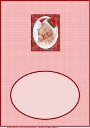 Welcome To Your Precious Christmas Baby Insert