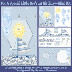 For A Special Little Boys 1st Birthday - Mini Kit