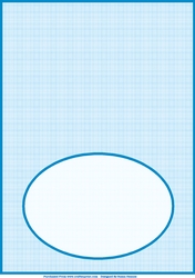 Shades Of Blue Check Insert, With Border
